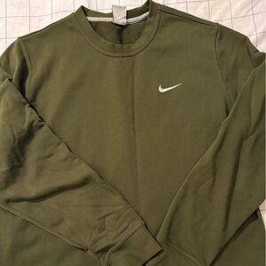 Nike Forest Green Crewneck with White Logo